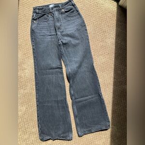 Abercrombie & Fitch Wide Leg Denim Jeans